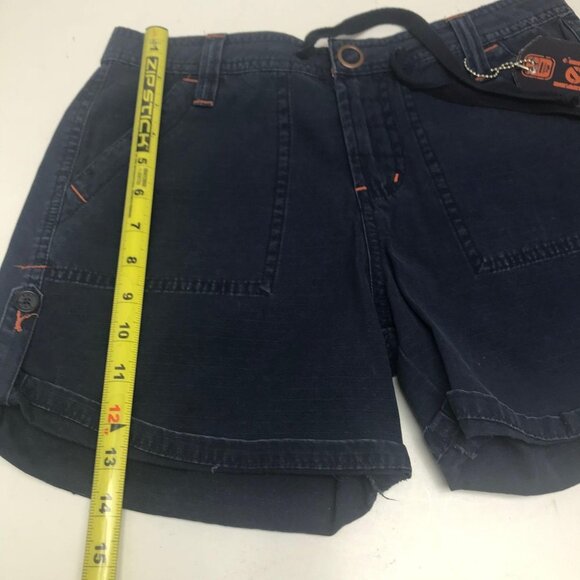 LEI Ripstop Utility Gear Dark Blue Orange Shorts 3 - Picture 2 of 6